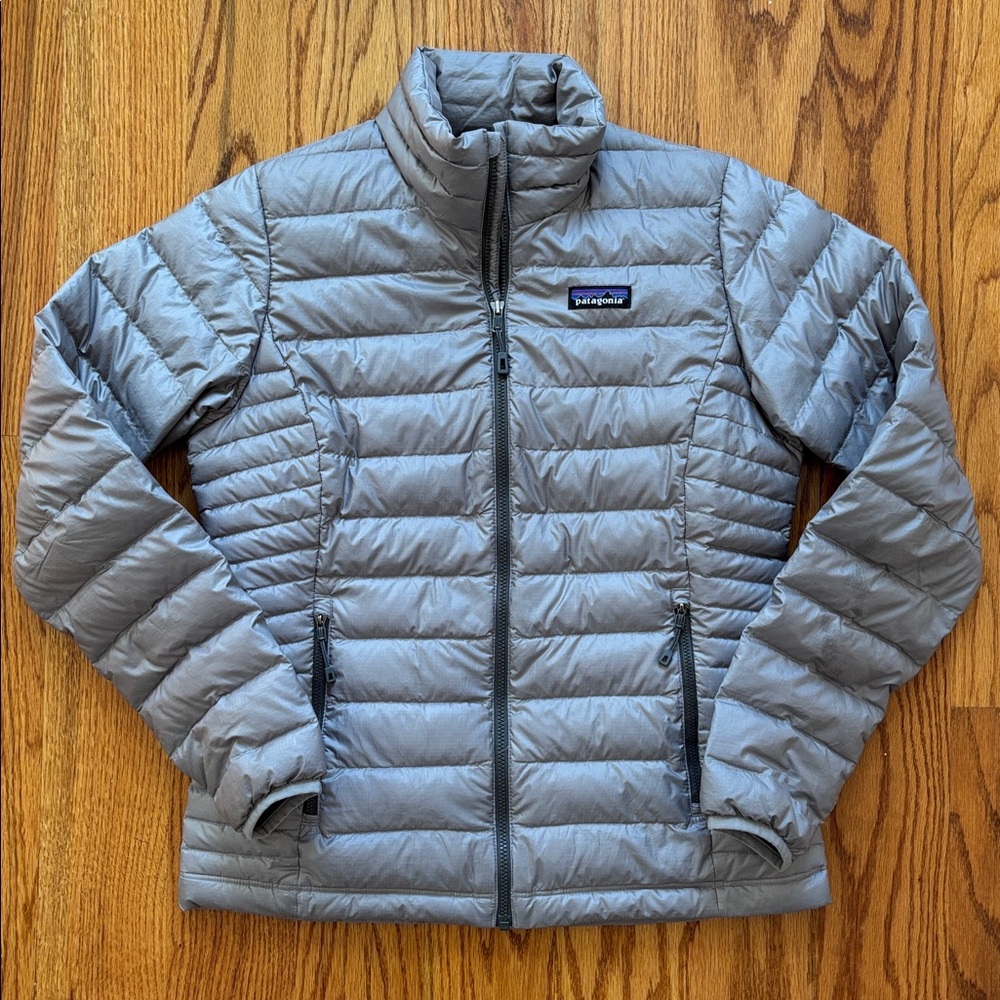 Patagonia Puffer Down Sweater Jacket Coat in‎ Gray Women's size Small